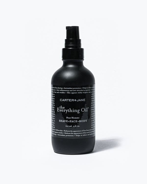 The Everything Oil™ Body pour homme is a revolutionary skin care product that replaces the need to use body moisturizers, serums, cellulite creams and even fragrance. You can also use it as a hair oil to add a glossy shine! This body oil replaces body moisturizers, serums, cellulite creams and even fragrance.
