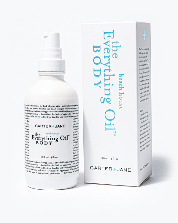 The Everything Oil™ Body beach house is a revolutionary skin care product that replaces the need to use body moisturizers, serums, cellulite creams and even fragrance. You can also use it as a hair oil to add a glossy shine! This body oil replaces body moisturizers, serums, cellulite creams and even fragrance.
