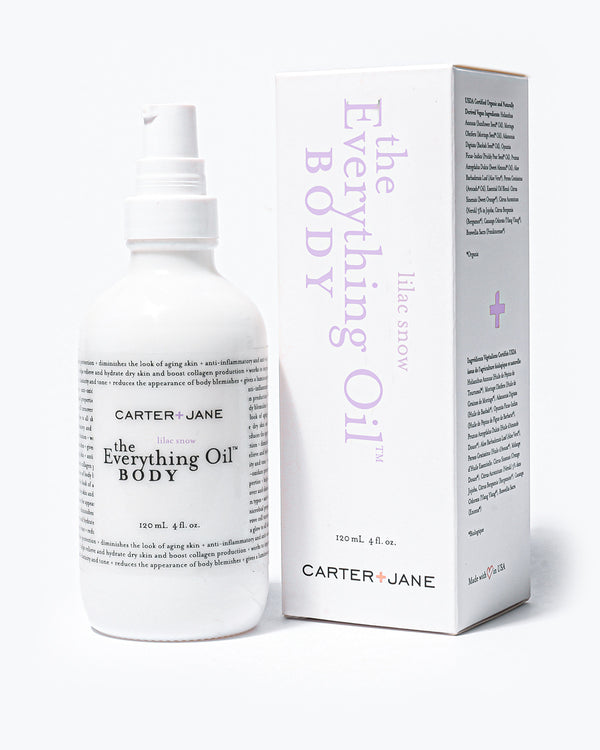 The Everything Oil™ Body lilac snow is a revolutionary skin care product that replaces the need to use body moisturizers, serums, cellulite creams and even fragrance. You can also use it as a hair oil to add a glossy shine! This body oil replaces body moisturizers, serums, cellulite creams and even fragrance.